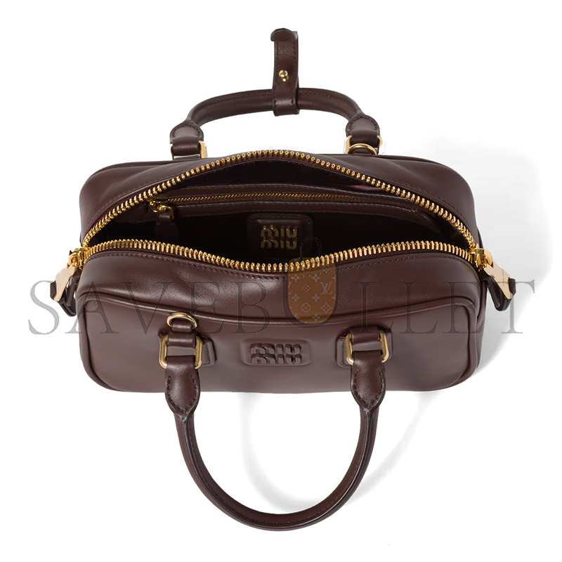 MIU MIU ARCADIE LEATHER BAG 5BB142 (22*10.5*7.5cm) MIU MIU ARCADIE LEATHER BAG 5BB142 (22*10.5*7.5cm)
